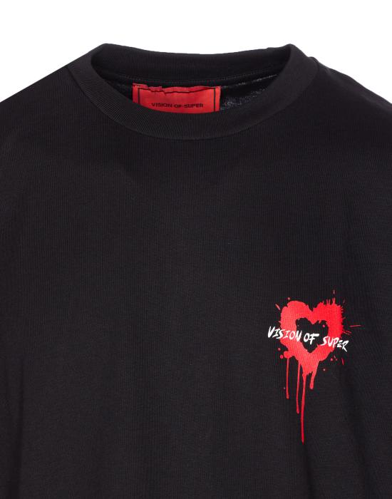 25FW 비전오브슈퍼 반팔 티셔츠 VS003TE BLACK Black - VISION OF SUPER