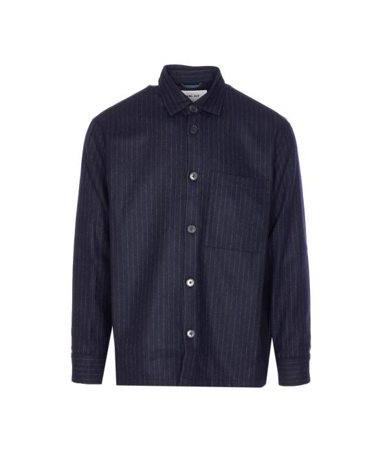 25FW 엔엔07 셔츠 2560000186 NAVY STRIPE Blue