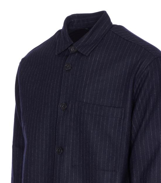 25FW 엔엔07 셔츠 2560000186 NAVY STRIPE Blue - NN07