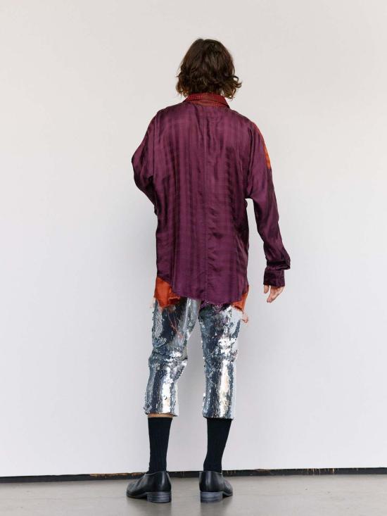  에드워드 커밍 긴팔 셔츠 큐프로 새그 암 플렉스 셔츠 - EDWARD CUMING