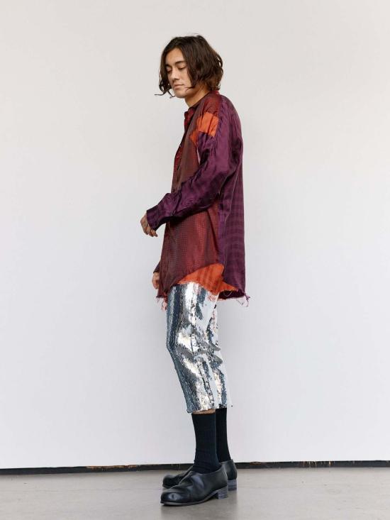  에드워드 커밍 긴팔 셔츠 큐프로 새그 암 플렉스 셔츠 - EDWARD CUMING