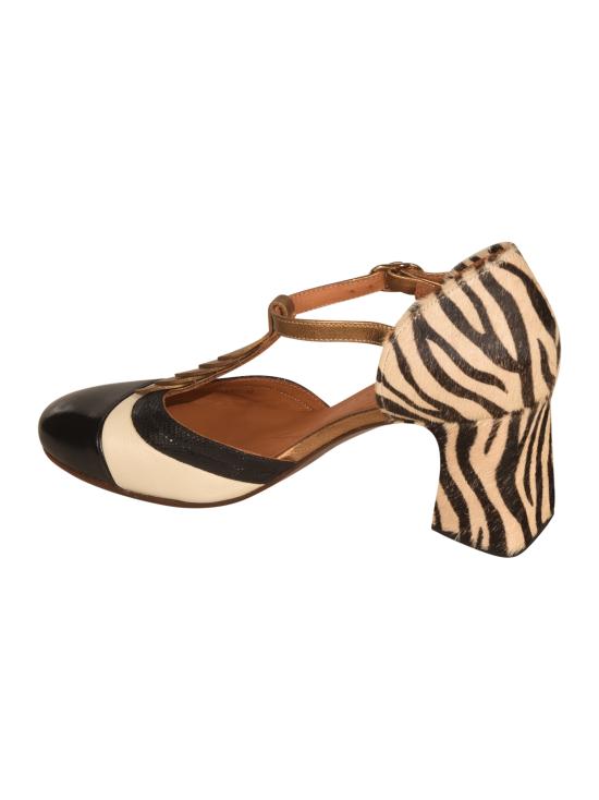 25FW 치에 미하라 힐/펌프스 FILLI P SUCRE NEGRO ZEBRA Sucre negro zebra - CHIE MIHARA