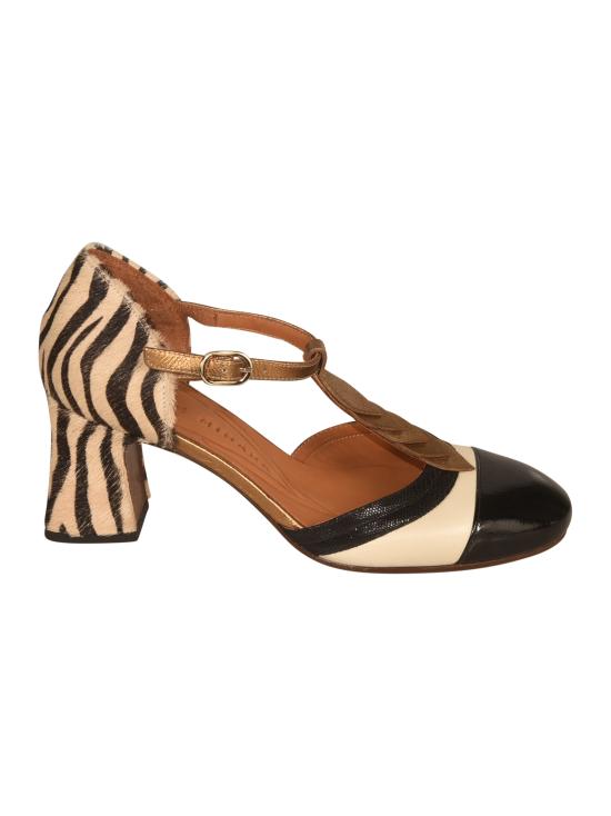 25FW 치에 미하라 힐/펌프스 FILLI P SUCRE NEGRO ZEBRA Sucre negro zebra