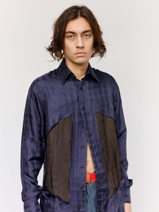  에드워드 커밍 긴팔 셔츠 렁 윈도우 셔츠 - EDWARD CUMING