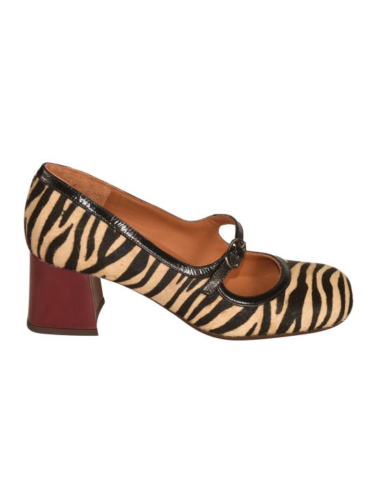 25FW 치에 미하라 힐/펌프스 MUMMIA PINKIE ZEBRA Pinkie zebra