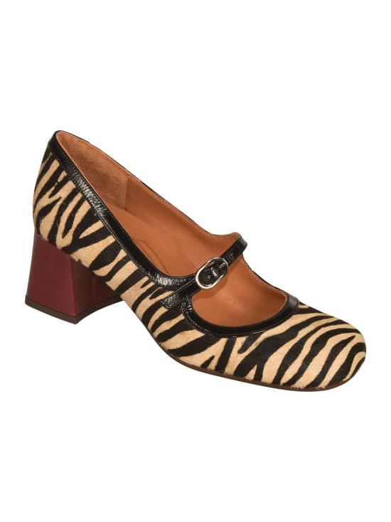 25FW 치에 미하라 힐/펌프스 MUMMIA PINKIE ZEBRA Pinkie zebra - CHIE MIHARA