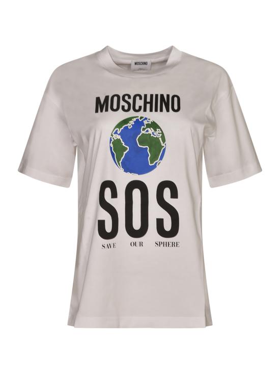 25FW 모스키노 반팔 티셔츠 J07135441 1001