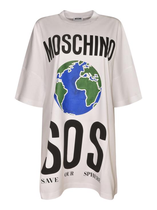 25FW 모스키노 미디 원피스 J04395442 1001