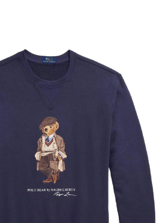 25FW 폴로 랄프로렌 긴팔 티셔츠 710980305 001 FA25 FADED BLUE HRTG BEAR - POLO RALPH LAUREN