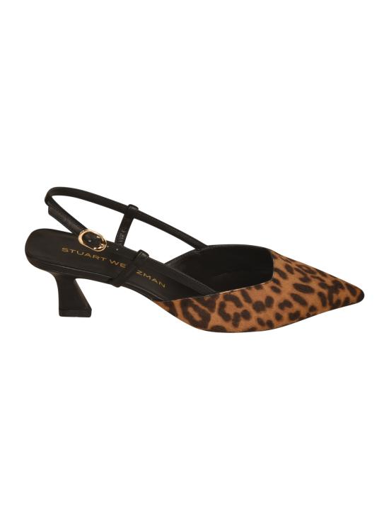 25FW 스튜어트 와이츠먼 힐/펌프스 VINNIE50 SLINGBACK LEOPARD Brown