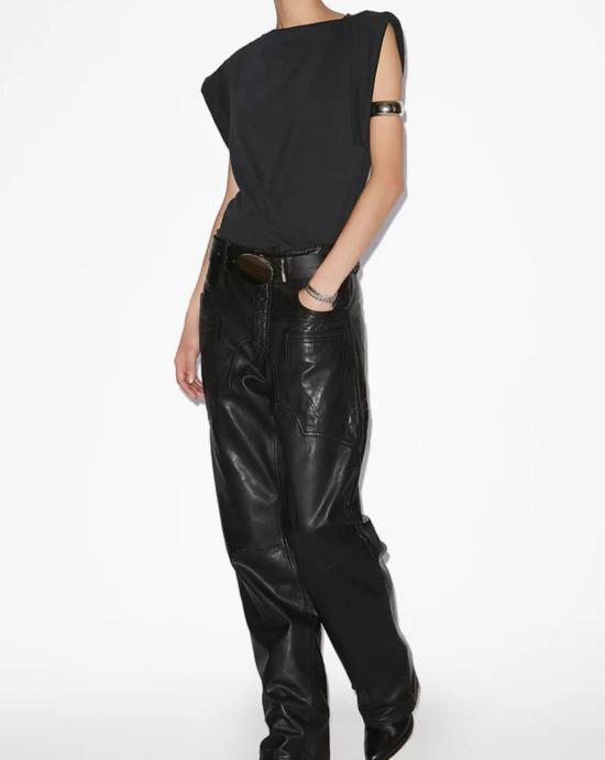 25FW 이자벨마랑 블라우스 TS0207FAA1N41I 01BK Black - ISABEL MARANT