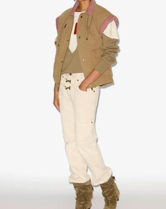 25FW 이자벨마랑 DESHA 자켓 VE0523FA C3G01E 67KI Khaki - ISABEL MARANT