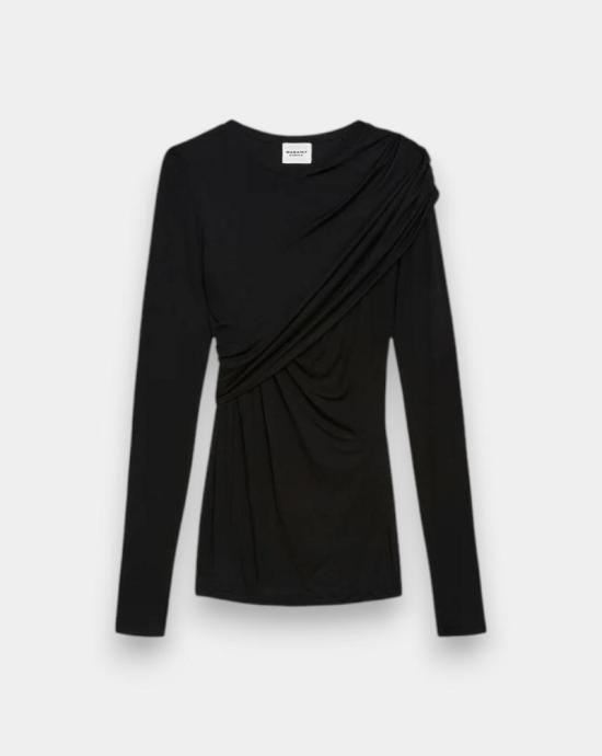 25FW 이자벨마랑 블라우스 HT0656FA C3K01E 01BK Black