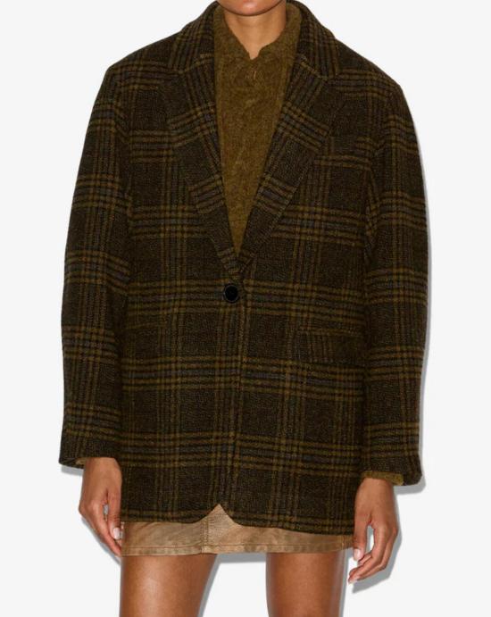 25FW 이자벨마랑 수트 자켓 VE0522FB C3D02E 67KI Khaki - ISABEL MARANT