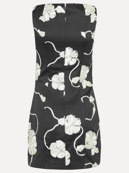25FW 로테이트 미디 원피스 114593 000 Black - ROTATE