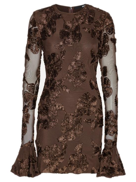 25FW 로테이트 미디 원피스 114631 2910 Brown