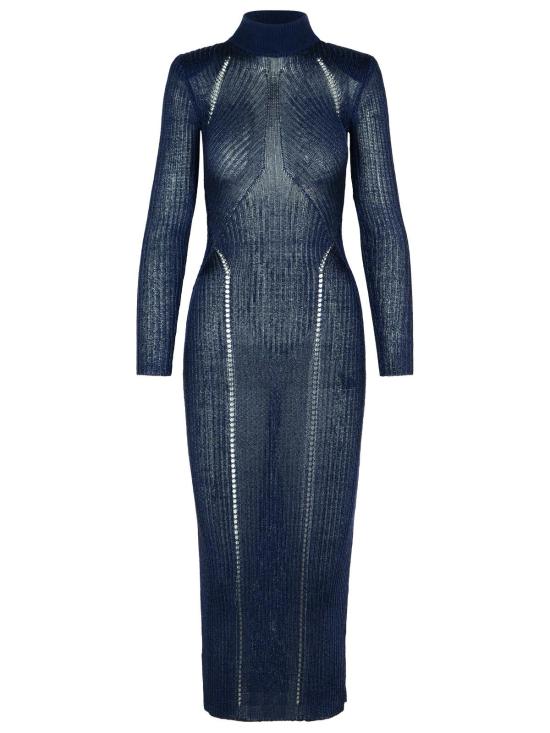 25SS 셀프 포트레이트 롱 원피스 RS25 124X BLBLUE Navy