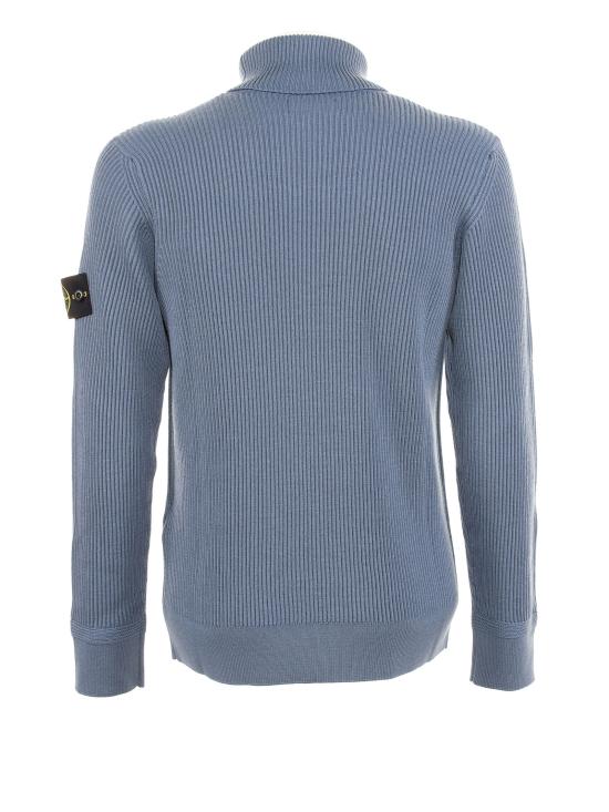  스톤 아일랜드 터틀넥 7715 552C2 V0024 Blue - STONE ISLAND