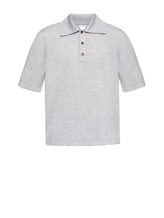 25FW 보테가베네타 폴로 티셔츠 835307 V5L608531 LIGHT GREY MELANGE