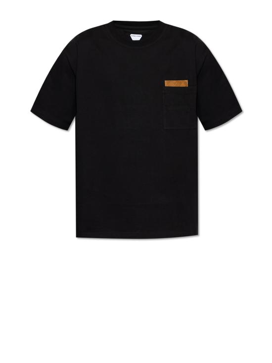 25FW 보테가베네타 반팔 티셔츠 838924 V4N501000 Black