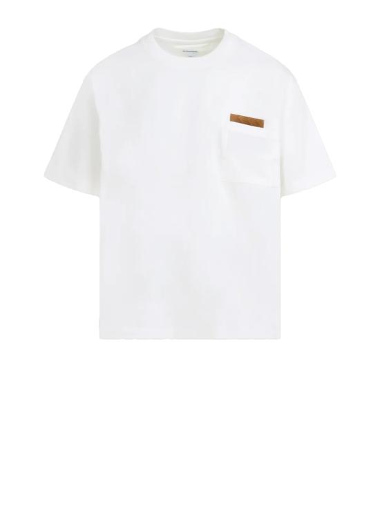 25FW 보테가베네타 반팔 티셔츠 838924 V4N509071 CHALCK