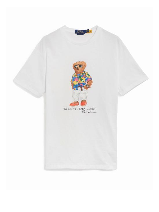  폴로 랄프로렌 반팔 티셔츠 710 854497 032 WHITE BEACH CLUB