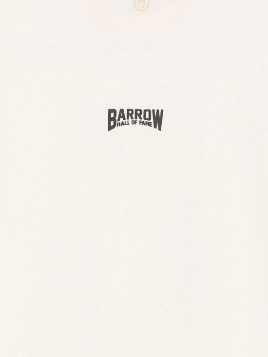 25FW 바로우 반팔 티셔츠 F5BWUATH038 013 White - BARROW