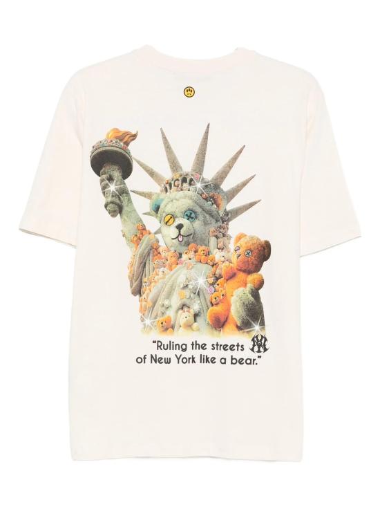 25FW 바로우 반팔 티셔츠 F5BWUATH038 013 White - BARROW