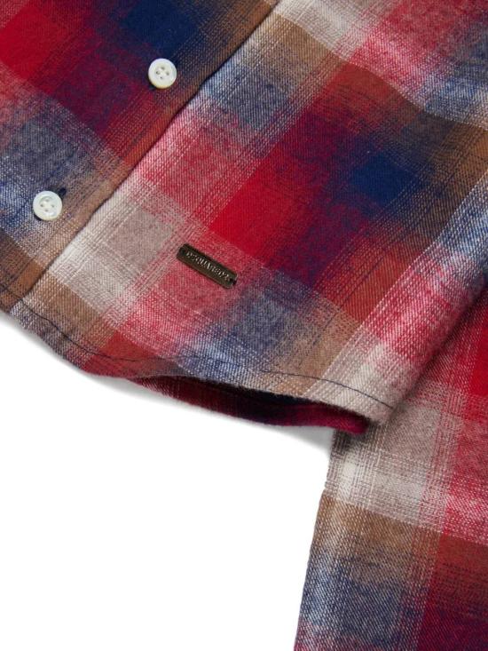 25FW [키즈] 디스퀘어드2 셔츠 DQ3073 D0AED DQ423 Red - DSQUARED2