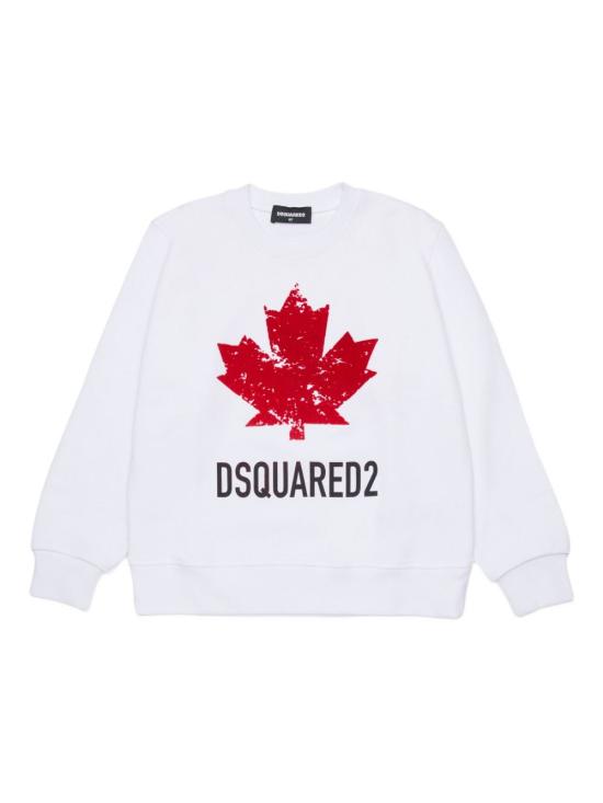 25FW [키즈] 디스퀘어드2 니트/스웻셔츠 DQ3005 D00ZF DQ100 White