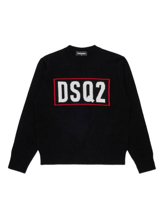 25FW [키즈] 디스퀘어드2 니트/스웻셔츠 DQ3071 D0AFF DQ900 Black