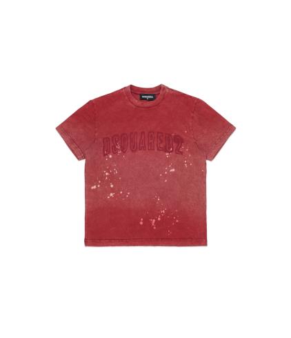 25FW [키즈] 디스퀘어드2 티셔츠 DQ2984 D0AE2 DQ455 Red