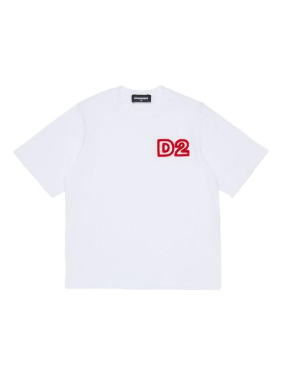 25FW [키즈] 디스퀘어드2 티셔츠 DQ2996 D00MM DQ100 White