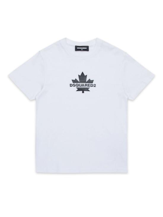 25FW [키즈] 디스퀘어드2 티셔츠 DQ2743 D0AC7 DQ100 White