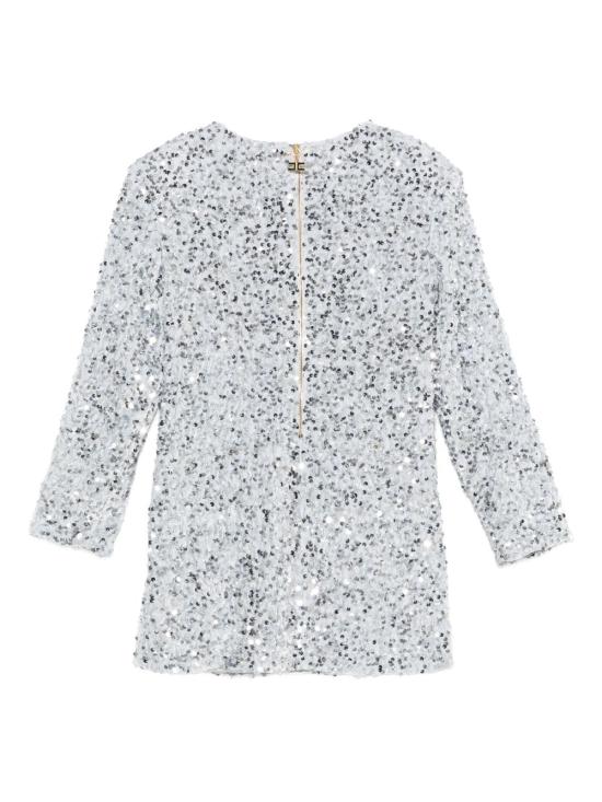 25FW [키즈] 엘리자베타프랜치 원피스 EFAB638 0 TV093 5032 Silver - ELISABETTA FRANCHI