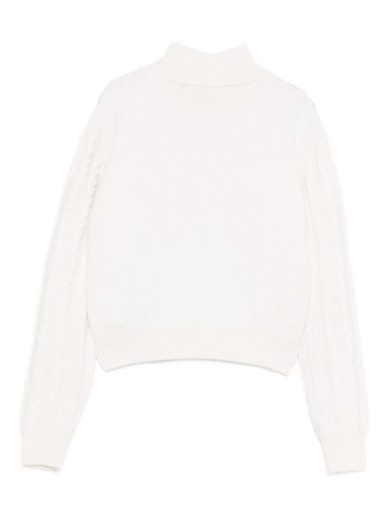 25FW [키즈] 엘리자베타프랜치 니트/스웻셔츠 EFMA171C FL230 D747 White - ELISABETTA FRANCHI