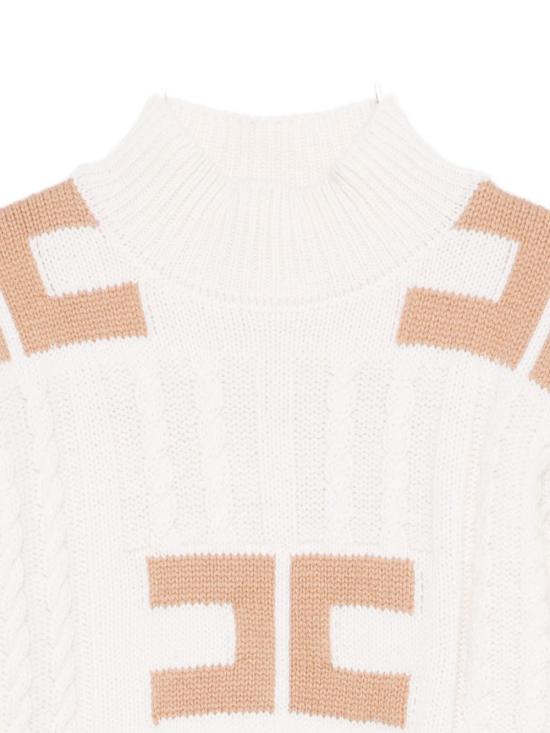 25FW [키즈] 엘리자베타프랜치 니트/스웻셔츠 EFMA171C FL230 D747 White - ELISABETTA FRANCHI