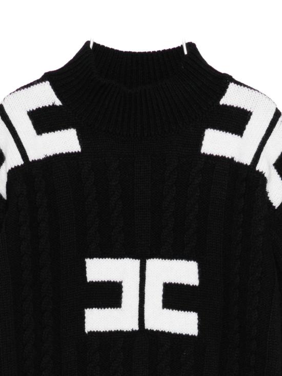 25FW [키즈] 엘리자베타프랜치 니트/스웻셔츠 EFMA171C FL230 D748 Black - ELISABETTA FRANCHI