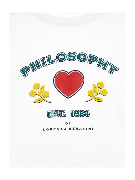 25FW [키즈] 필로소피 티셔츠 I1F613 6203 P001 Cream - PHILOSOPHY