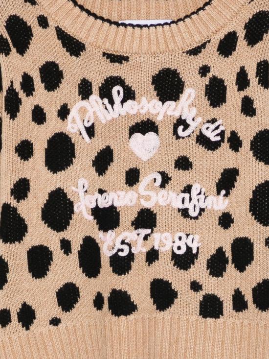 25FW [키즈] 필로소피 니트/스웻셔츠 I9F618 6062 0080 Beige - PHILOSOPHY