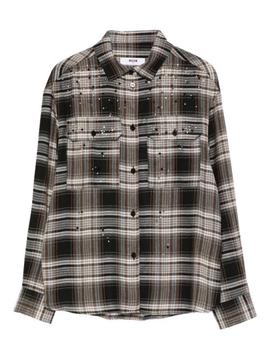 25FW [키즈] 엠에스지엠 셔츠 F5MSJGSI133 140 Brown