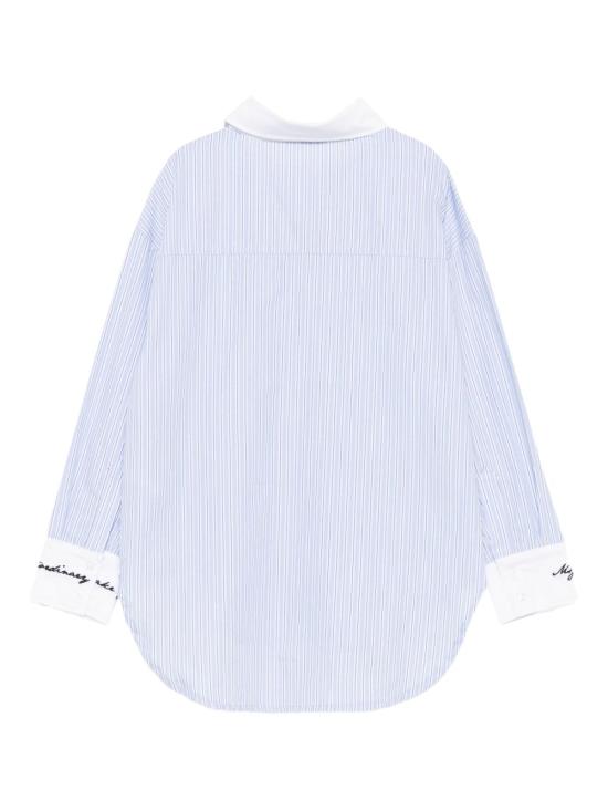 25FW [키즈] 엠에스지엠 셔츠 F5MSJGSI115 050 Clear Blue - MSGM