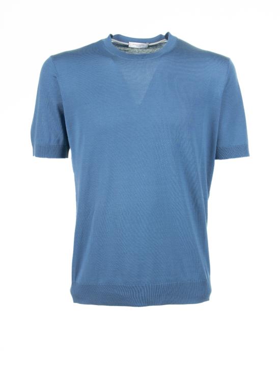  파올로 페코라 반팔 티셔츠 A010 F2006634 AZZURRO