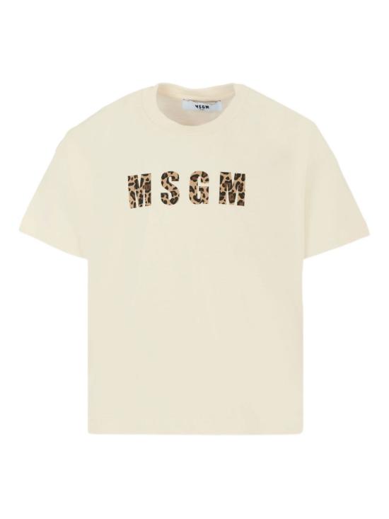 25FW [키즈] 엠에스지엠 티셔츠 F5MSJGTH141 MS059 Cream