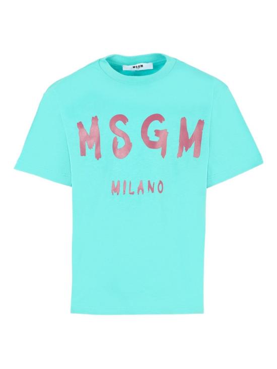 25FW [키즈] 엠에스지엠 티셔츠 F5MSJUTH007 MS037 Clear Blue