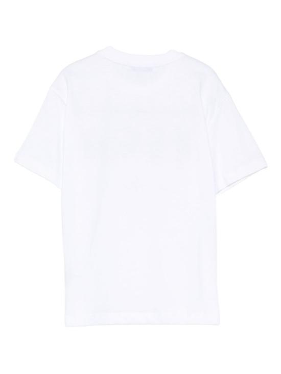 25FW [키즈] 엠에스지엠 티셔츠 F5MSJUTH007 001 White - MSGM