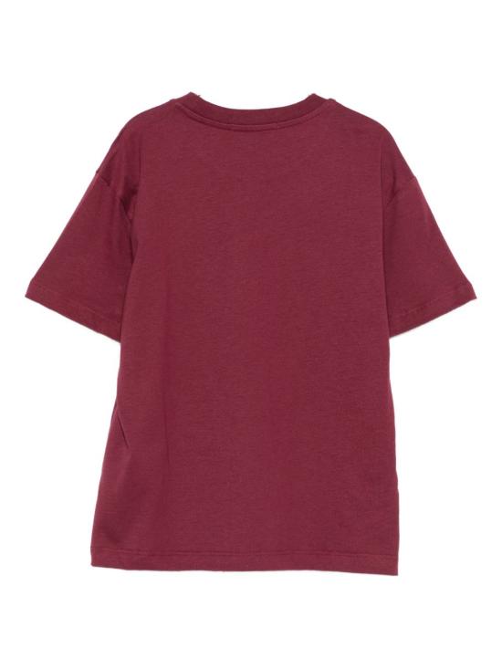 25FW [키즈] 엠에스지엠 티셔츠 F5MSJUTH007 MS034 Bordeaux - MSGM