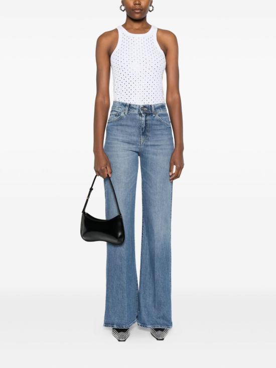 25FW 핑코 민소매 티셔츠 ANNITA105928 A2XYZ04 White - PINKO