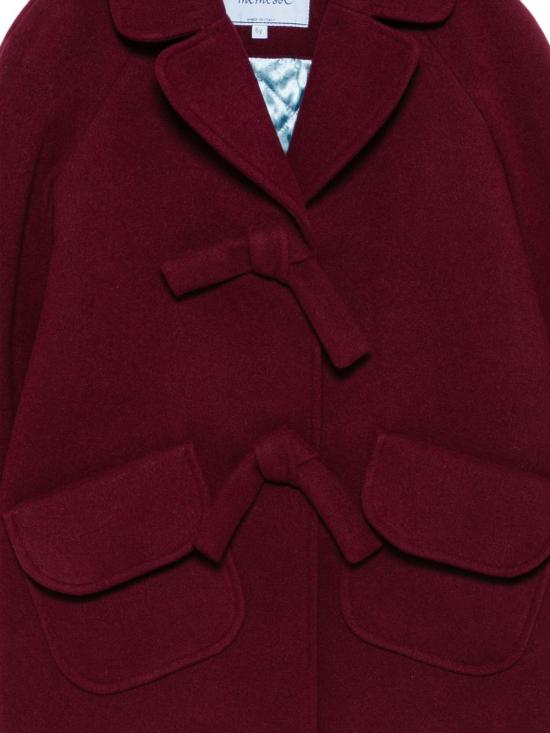 25FW [키즈] 미미솔 코트 MFCT053 TS1062 BRD Bordeaux - MI MI SOL