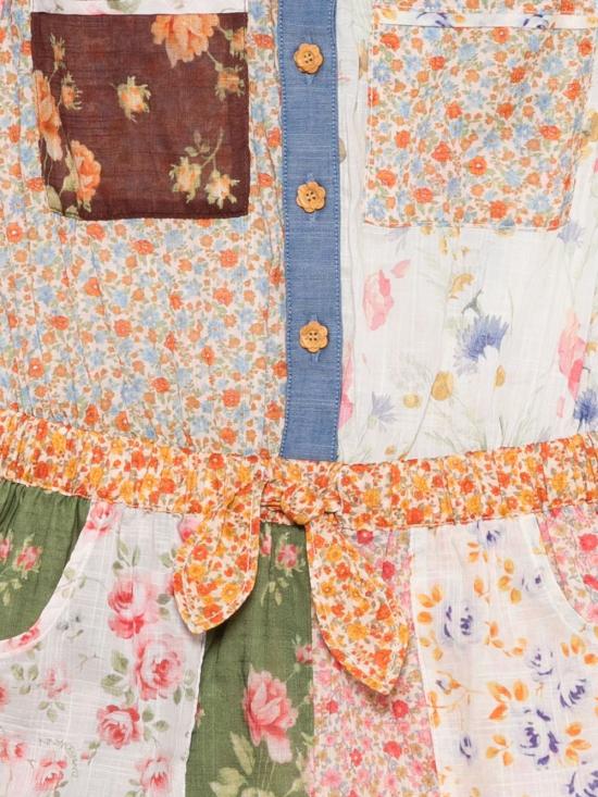 25FW [키즈] 짐머만 점프수트 4668YSS252 SPLICED SPLI MultiColour - ZIMMERMANN